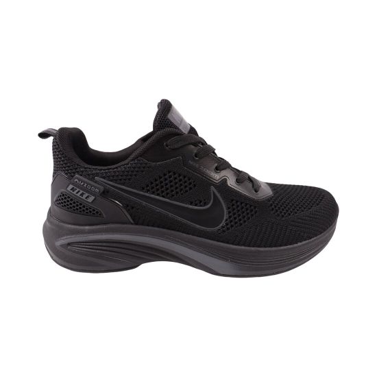 Кросівки чоловічі Nike чорні текстиль 162-25LK