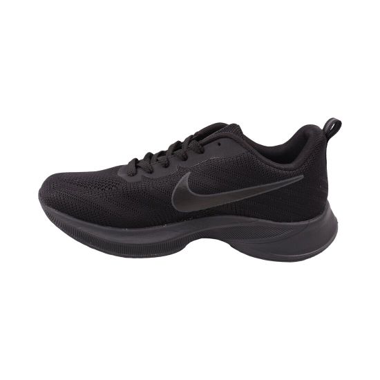 Кроссовки мужские Nike черные текстиль 163-25LK