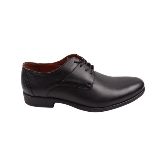 Туфлі чоловічі Rondo чорні натуральна шкіра 49-22DT