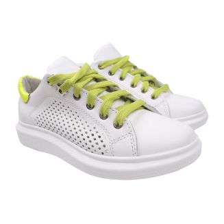 Кеди жіночі Maxus Shoes натуральна шкіра, колір білий
