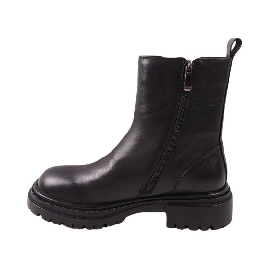 Черевики жіночі Arees чорні натуральна шкіра 190-23DHC