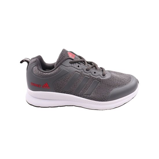 Кросівки чоловічі Adidas сірі текстиль 80-23LK