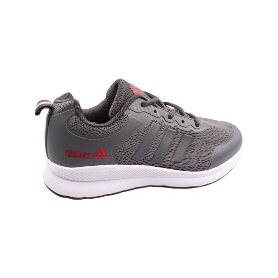 Кросівки чоловічі Adidas сірі текстиль 80-23LK