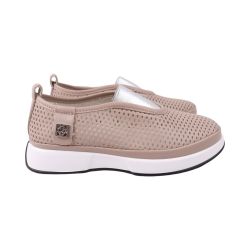 Туфли женские Fashion капучино на платформе