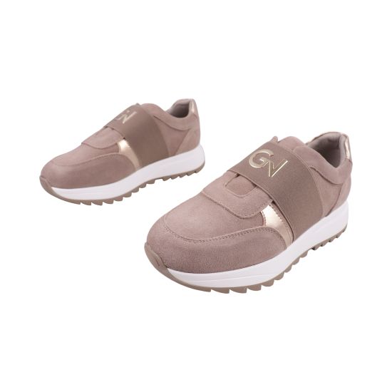Кросівки жіночі Gifanni капучіно натуральна замша 412-26DTS