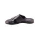 Шльопанці чоловічі Maxus shoes чорні натуральна шкіра 136-23LSHC