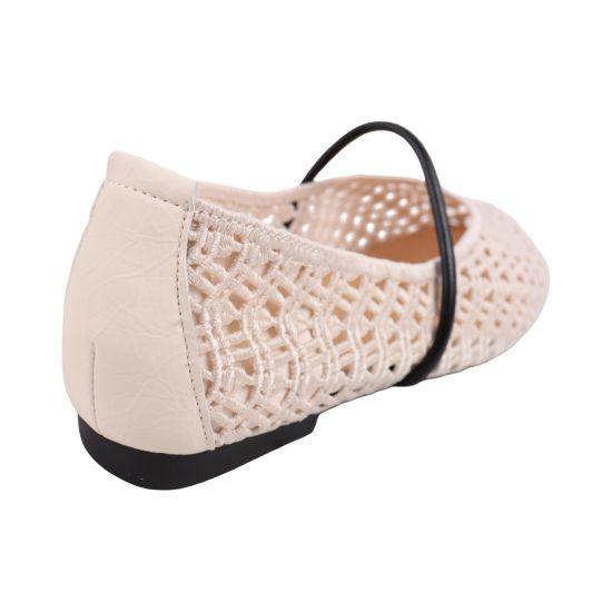 Туфлі жіночі Lady Marcia молочні текстиль 367-26LTB