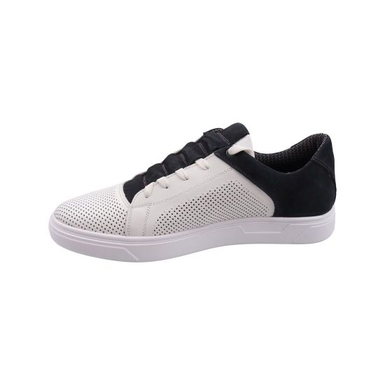 Кеды мужские Maxus shoes белые натуральная кожа 117-23LTCP