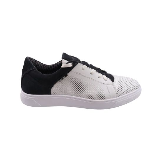 Кеды мужские Maxus shoes белые натуральная кожа 117-23LTCP