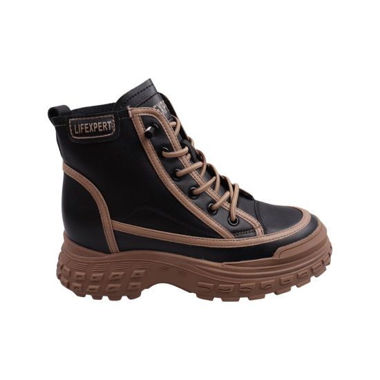 Черевики жіночі Li Fexpert чорні натуральна шкіра 1192-23DHS