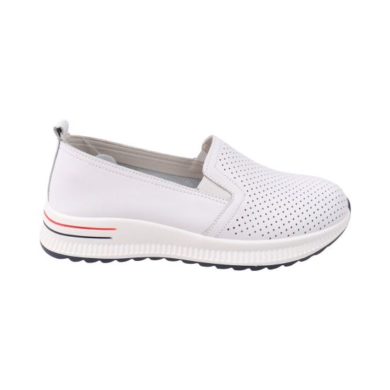 Туфли женские Fashion белые на платформе 205-25LTSP