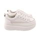 Кеди жіночі Gifanni молочні натуральна шкіра 293-24LTSPF