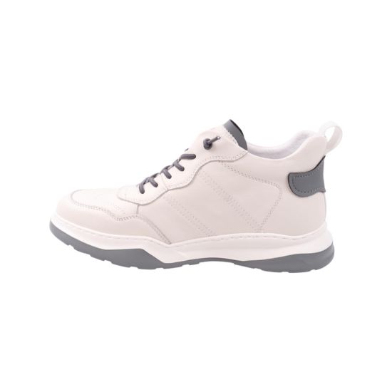 Ботинки мужские Li Fexpert молочные натуральная кожа 1062-22DHS